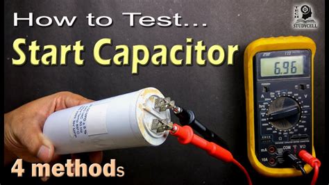 how to test a hard start capacitor|testing ac capacitor with multimeter.